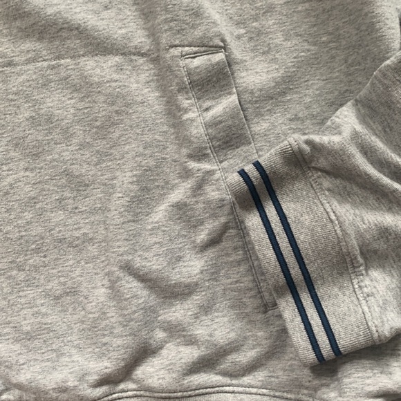 Ted Baker- XL Dressed to Chill gray and blue lightweight kangaroo hoodie - Picture 4 of 8